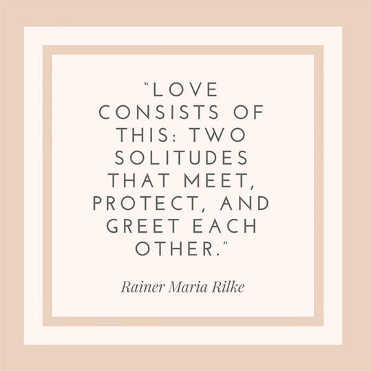 راينر Maria Rilke Quote