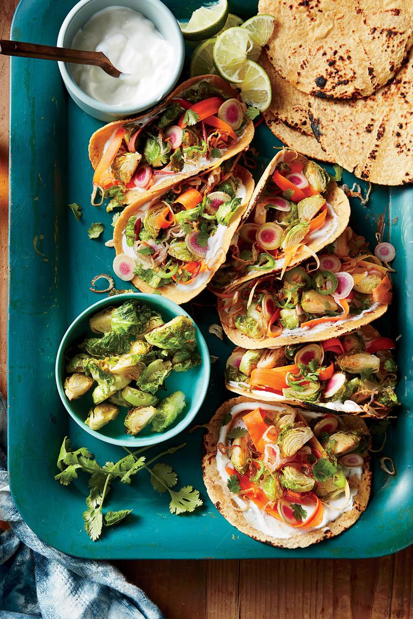 Frito Brussels Sprout Tacos