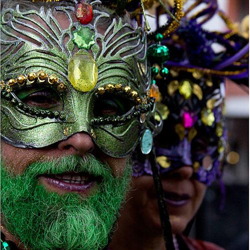 Ansigter of Mardi Gras