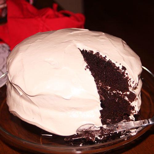 Poslední Minute Chocolate-Chocolate Cake