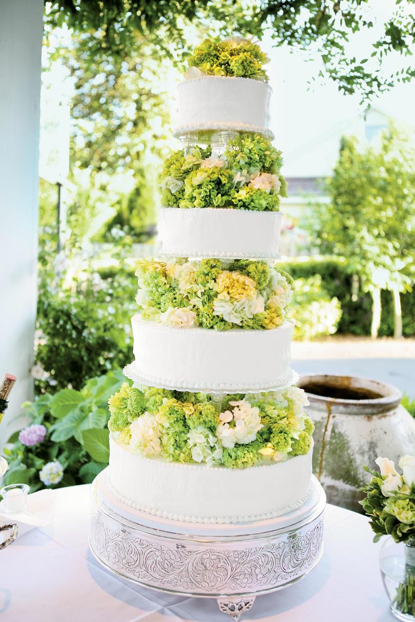 Jardín-con gradas Wedding Cake 