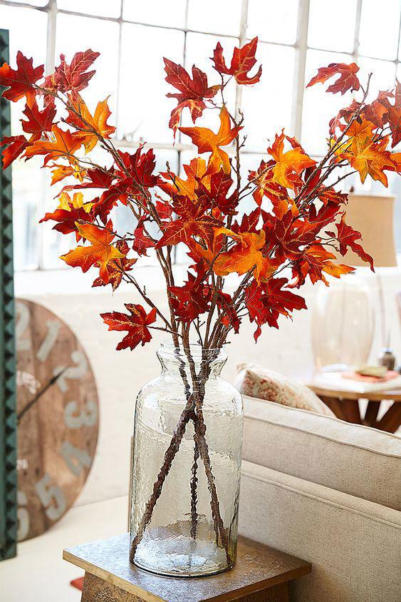 Otoño Leaves & Branches Vase