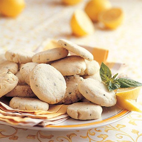 Nejlepší Cookies Recipes: Lemon-Basil Butter Cookies Recipes