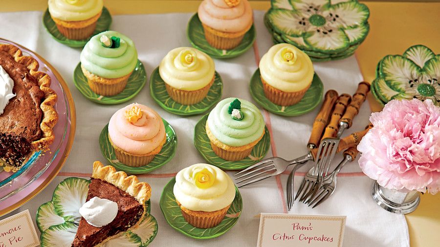Citrón Sherbet Cupcakes with Buttercream Frosting