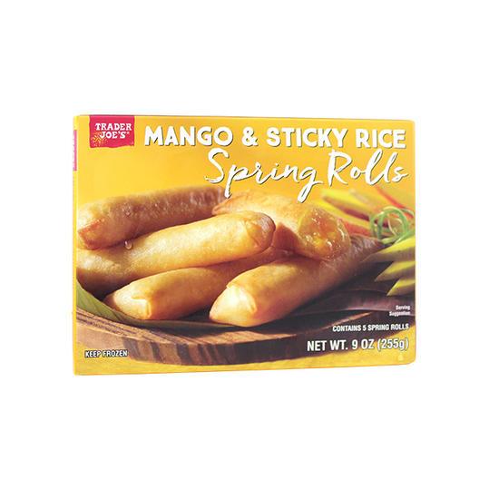 مانجو & Sticky Rice Spring Rolls