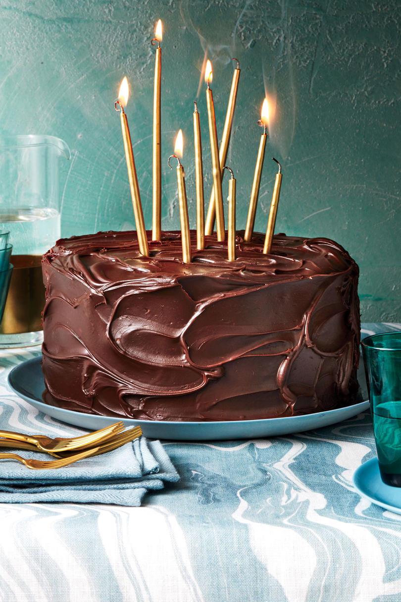 Triple-Layer Chocolate-Caramel Cake