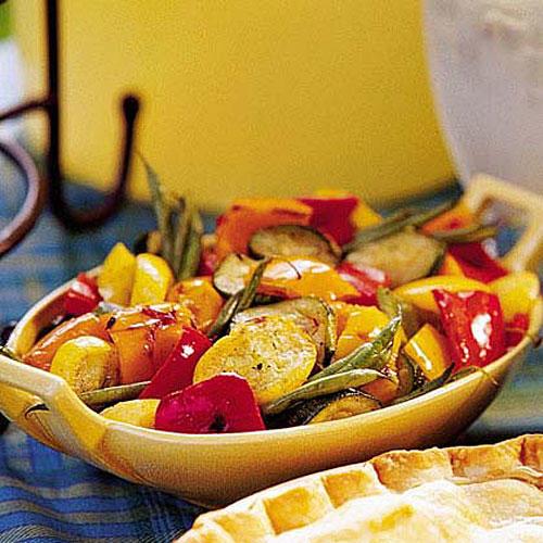 Vegetariano Grilling Recipes: Grilled Marinated Vegetable Salad 