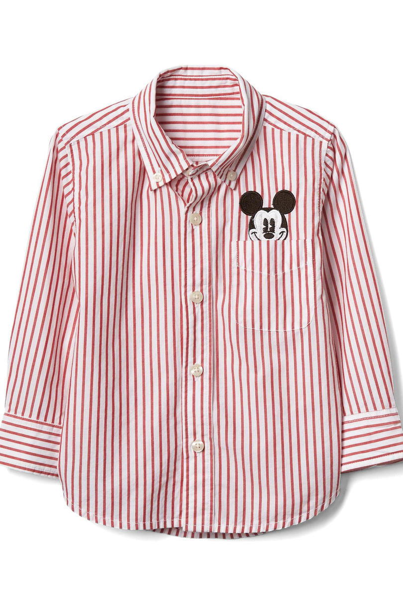 Bebé Mickey Mouse stripe shirt