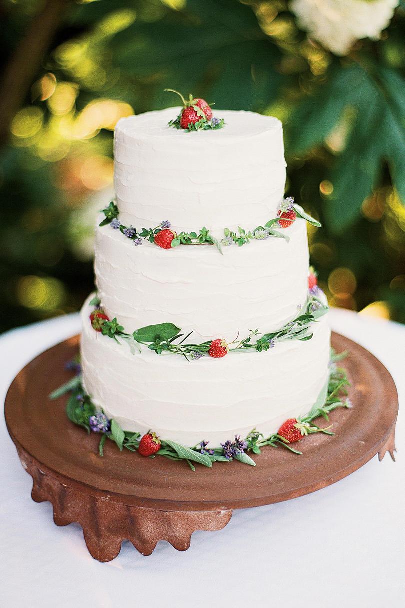 Elderflower Wedding Cake 
