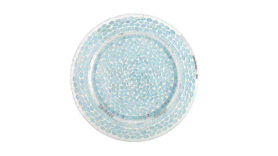 オーシャン Mosaic Charger Plate