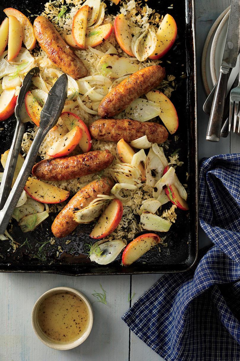 Kylling Sausage with Fennel and Apples