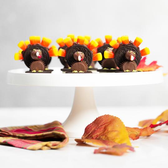 Chokolade Candy Turkeys for Thanksgiving