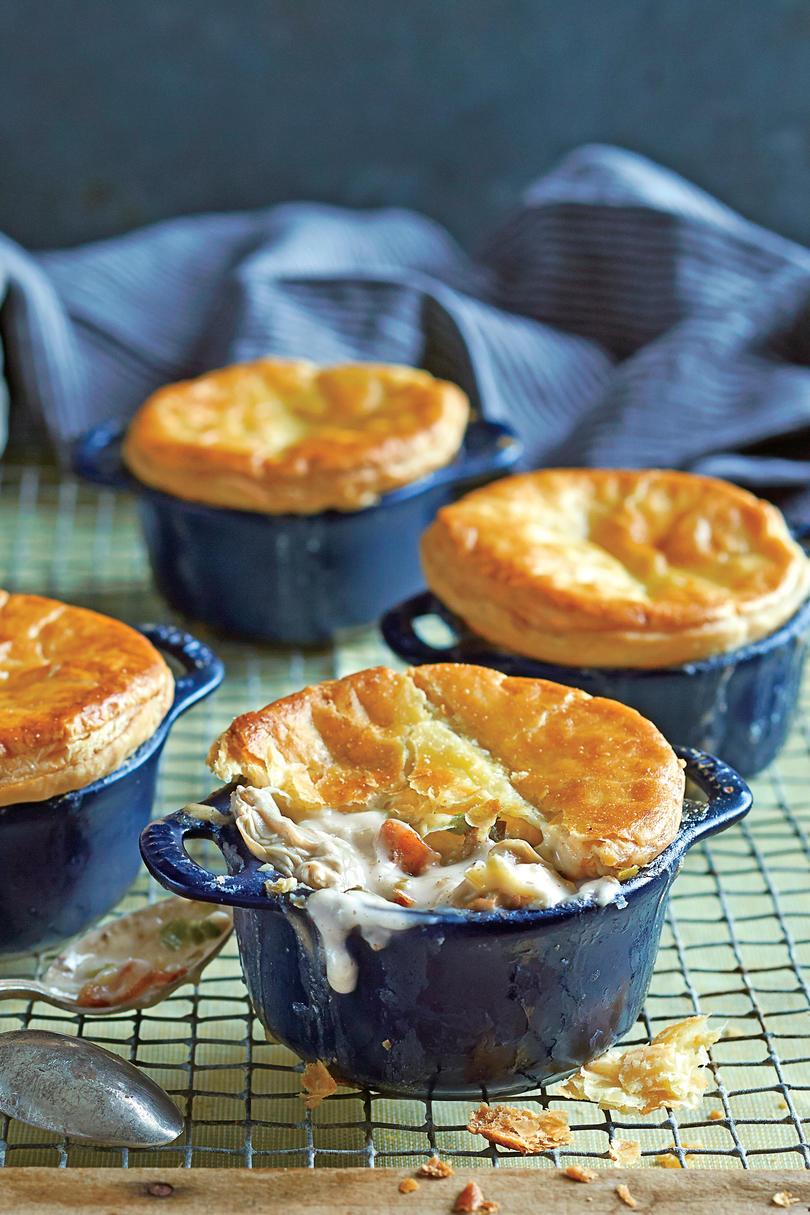Oyster-Bacon Pot Pie