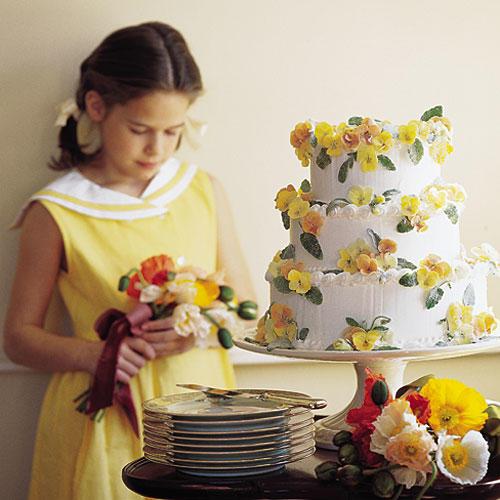 パンジー Wedding Cake