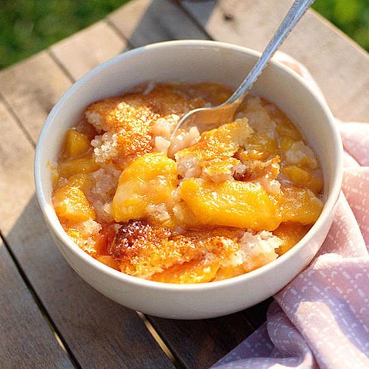 Fácil Peach Cobbler Recipe