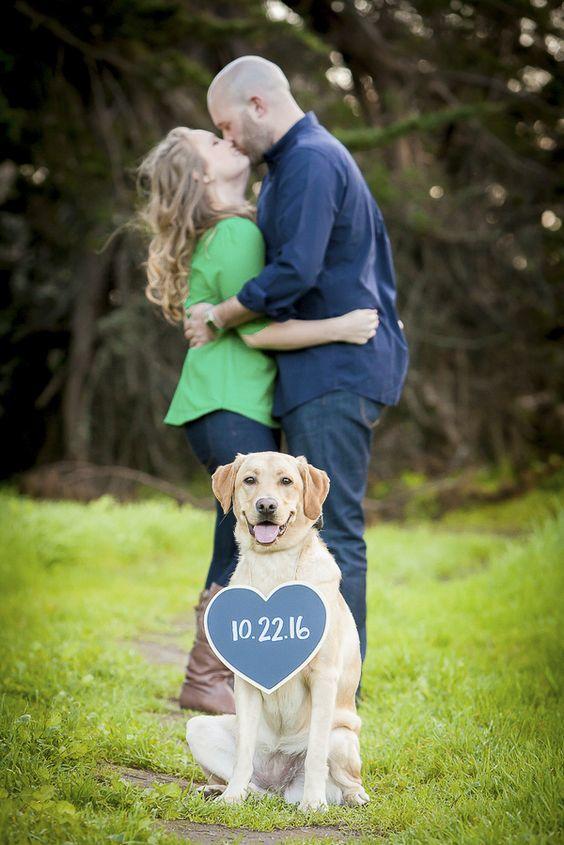 犬 in Wedding save the date