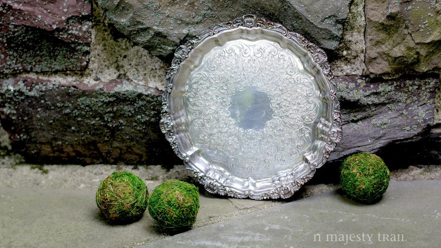 Poole Silver Co. Round Serving Tray