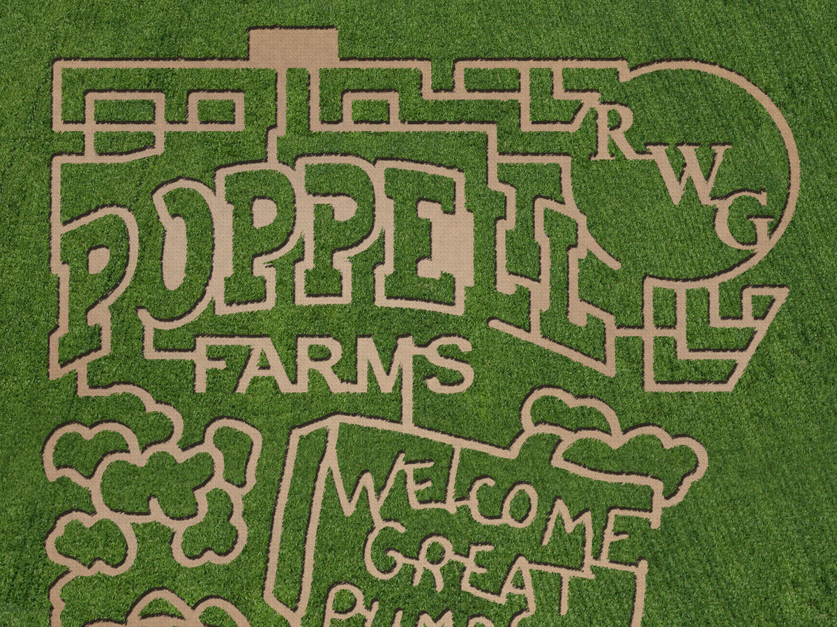 Poppell Farms Corn Maze in Odum, GA