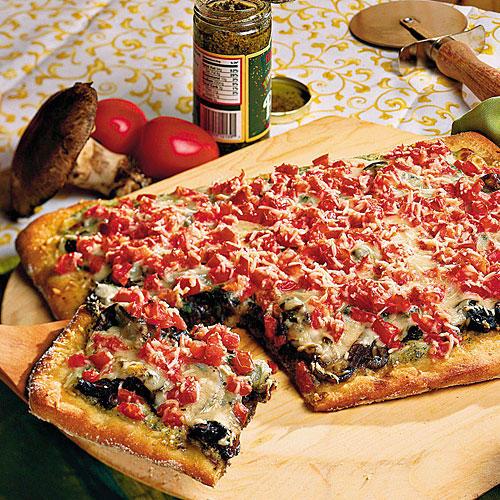 بيتزا Recipes: Portobello Pizza