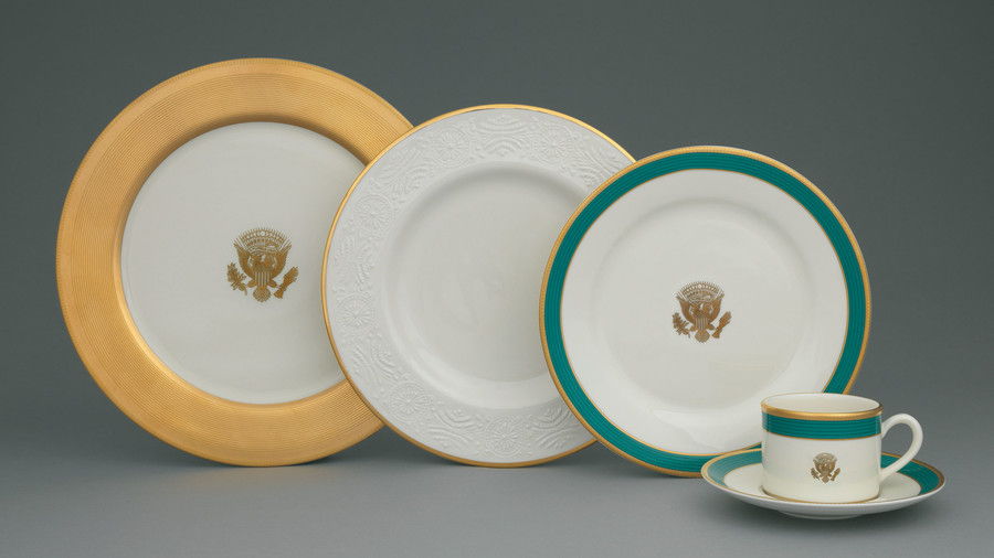 Blanco Blue and Gold Presidential China