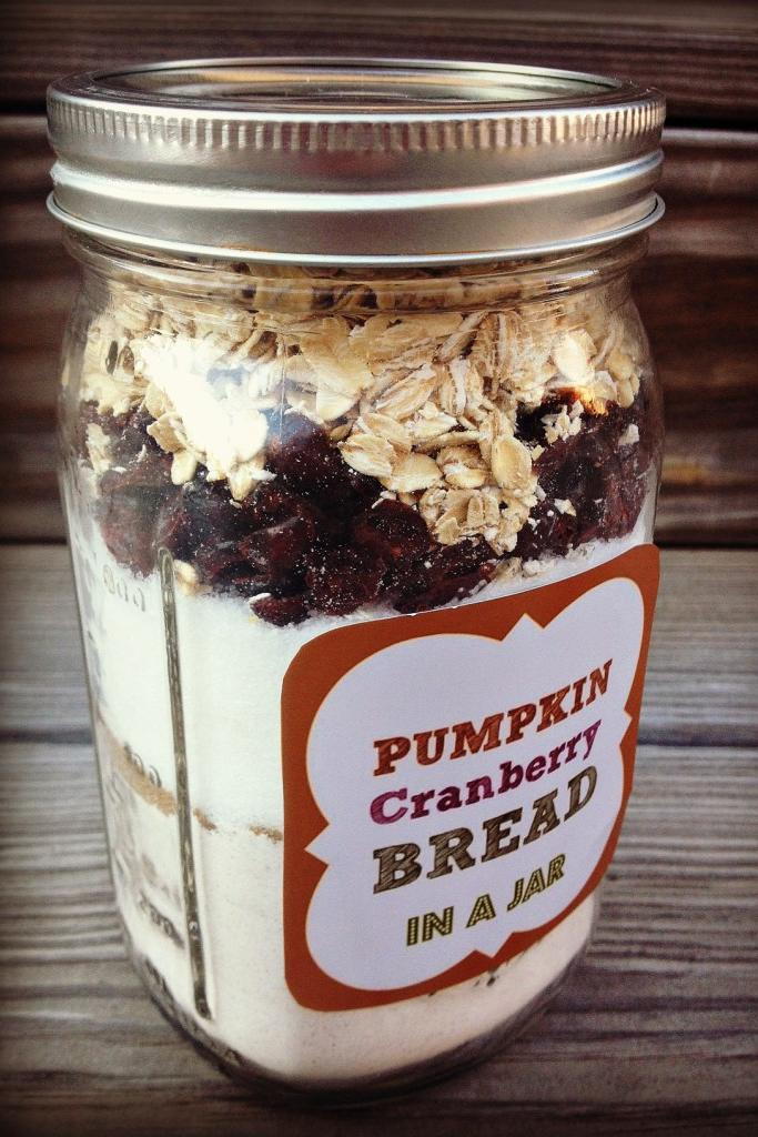 тиква Cranberry Bread in a Jar