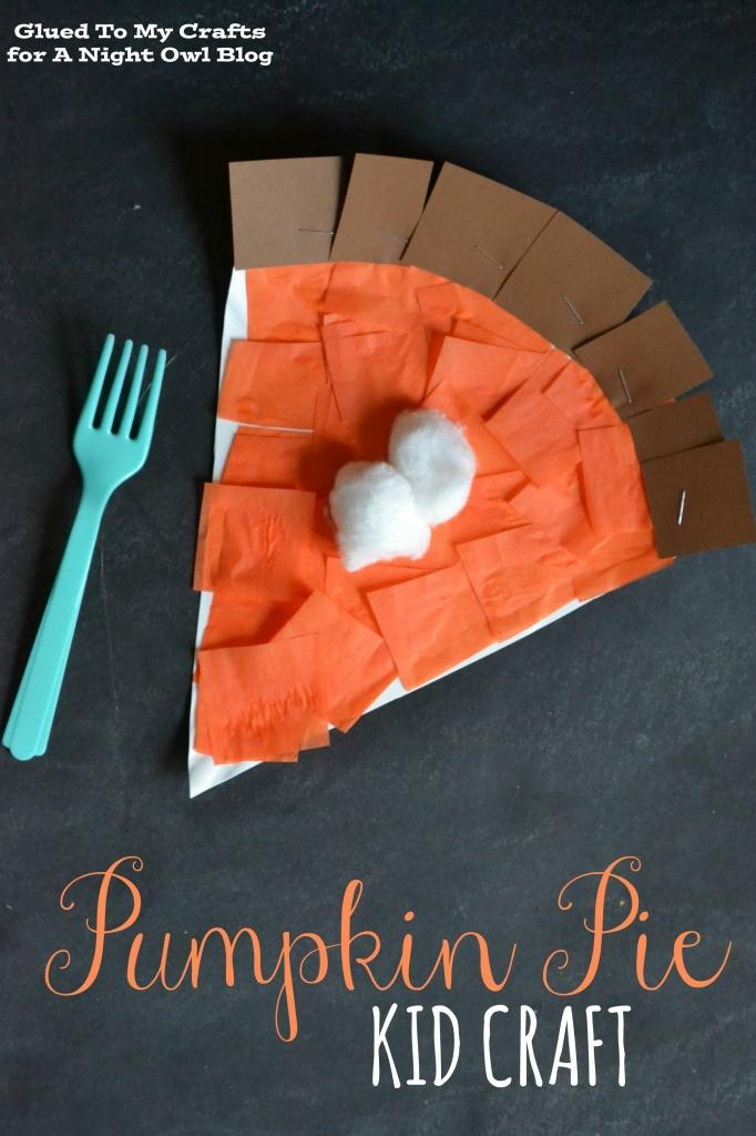 ورقة Pumpkin Pie Craft