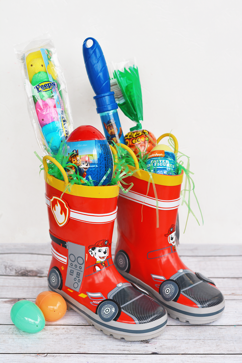 Lluvia Boots Easter Basket