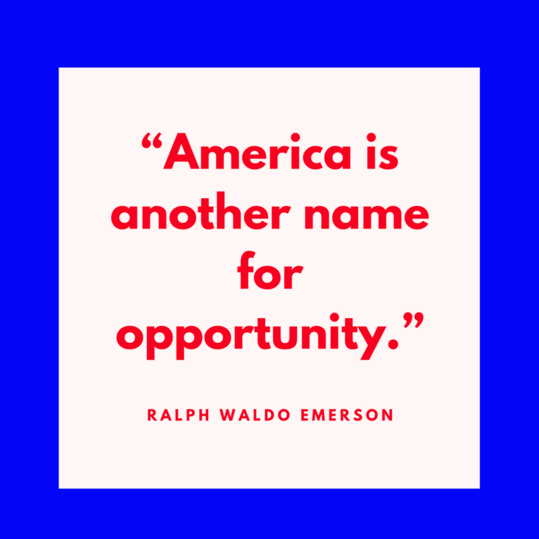رالف Waldo Emerson on Opportunity