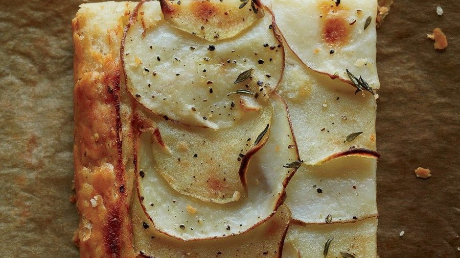 Rød Potato and Apple Galette