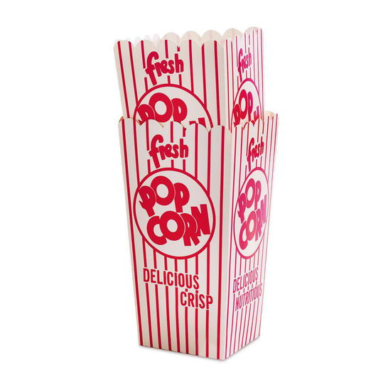 ريترو Paper Popcorn Boxes