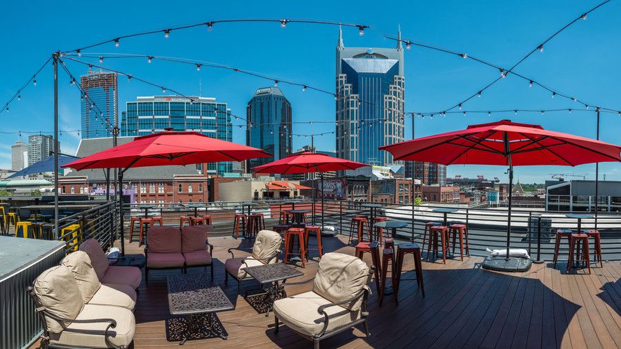 Rooftop Bar Seating
