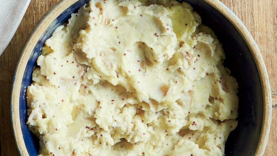 Rústico Mashed Potatoes with Whole-Grain Mustard Recipe