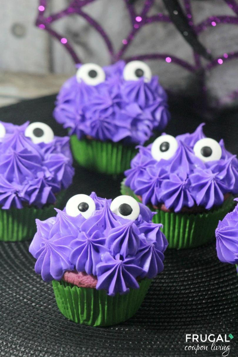 Mirando a escondidas Eyes Monster Cupcakes