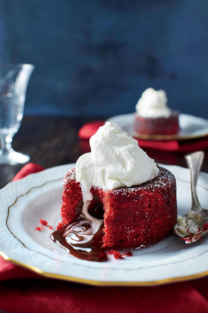 Fundido Red Velvet Cakes, red velvet cake recipe