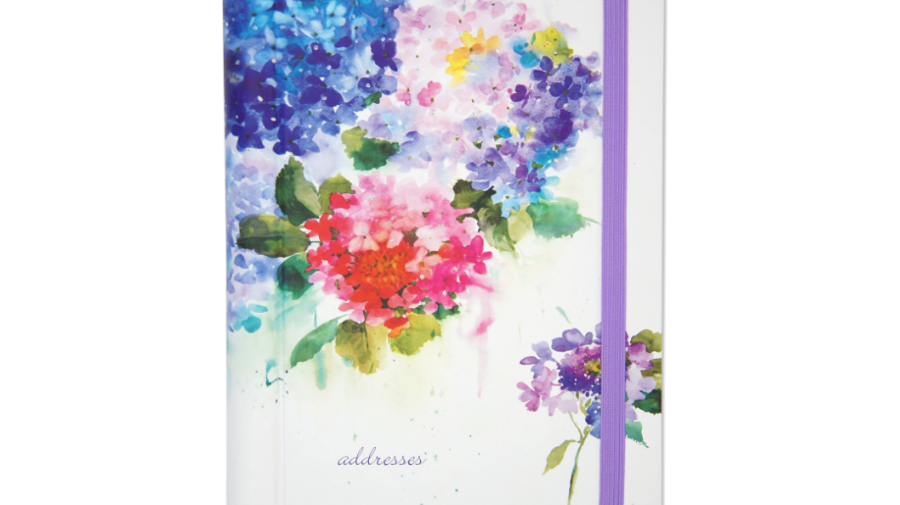 hortensia Large Address Book