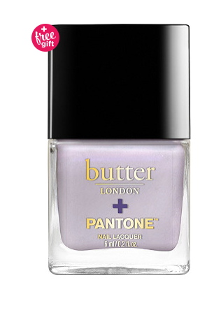 Mantequilla London + Pantone Lacquer in Misty Lilac