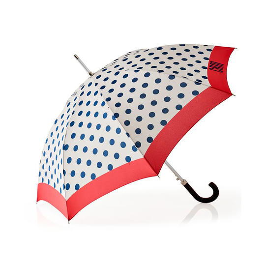 Shedrain Polka Dot Monogram Umbrella