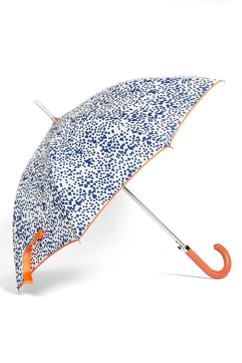 Shedrain Auto Open Stick Umbrella Rainy Orange