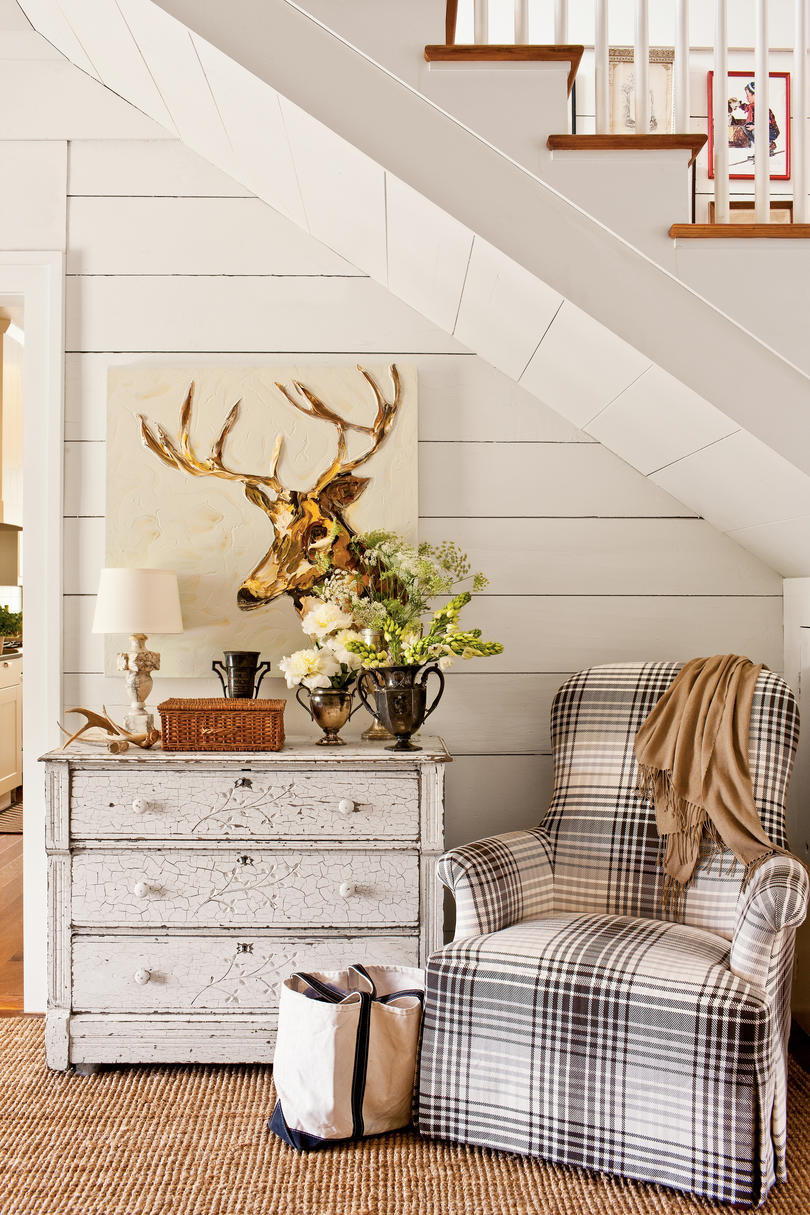 Shiplap Under the Stairs