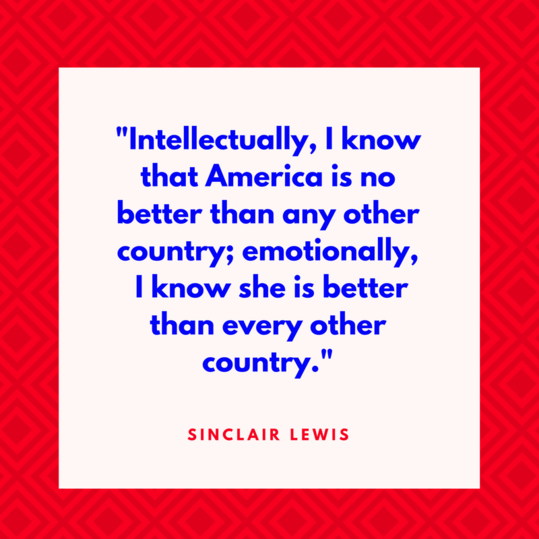 Sinclair Lewis on America