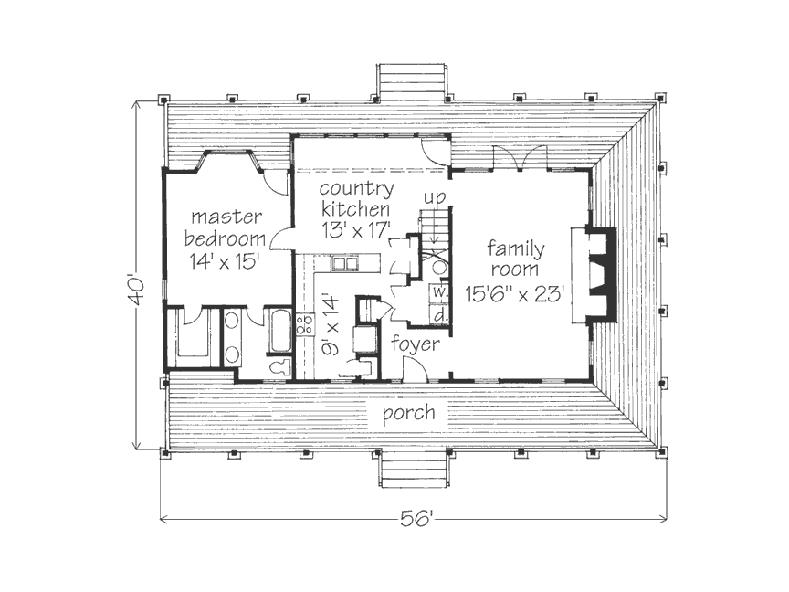 SL House Plan 101 First Floor