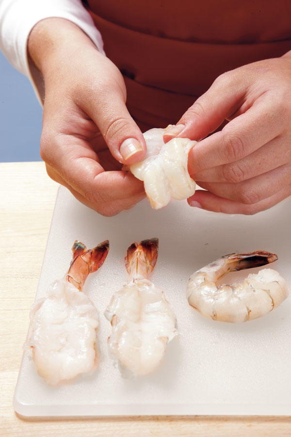 Trin 3: Open Shrimp