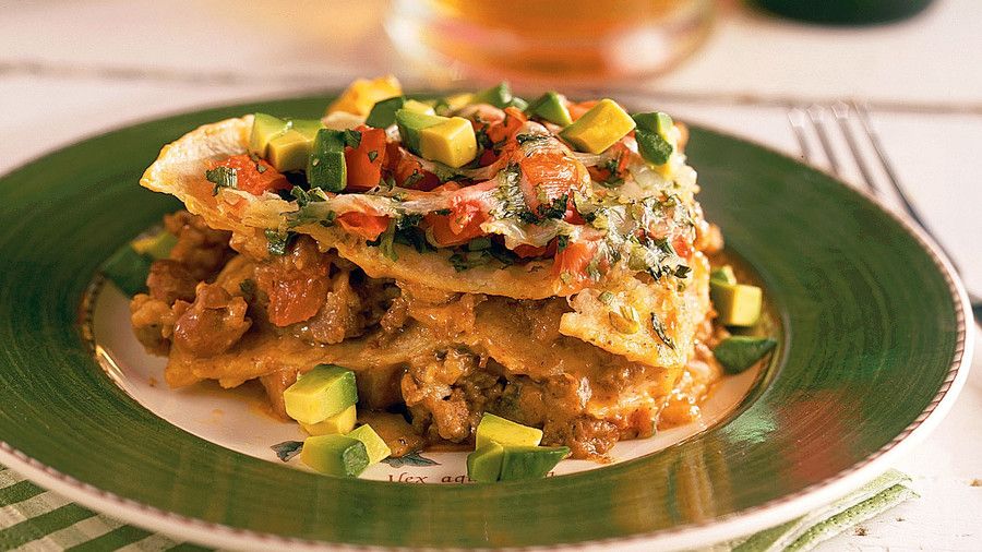 أرض Beef Recipes: Mexican Lasagna
