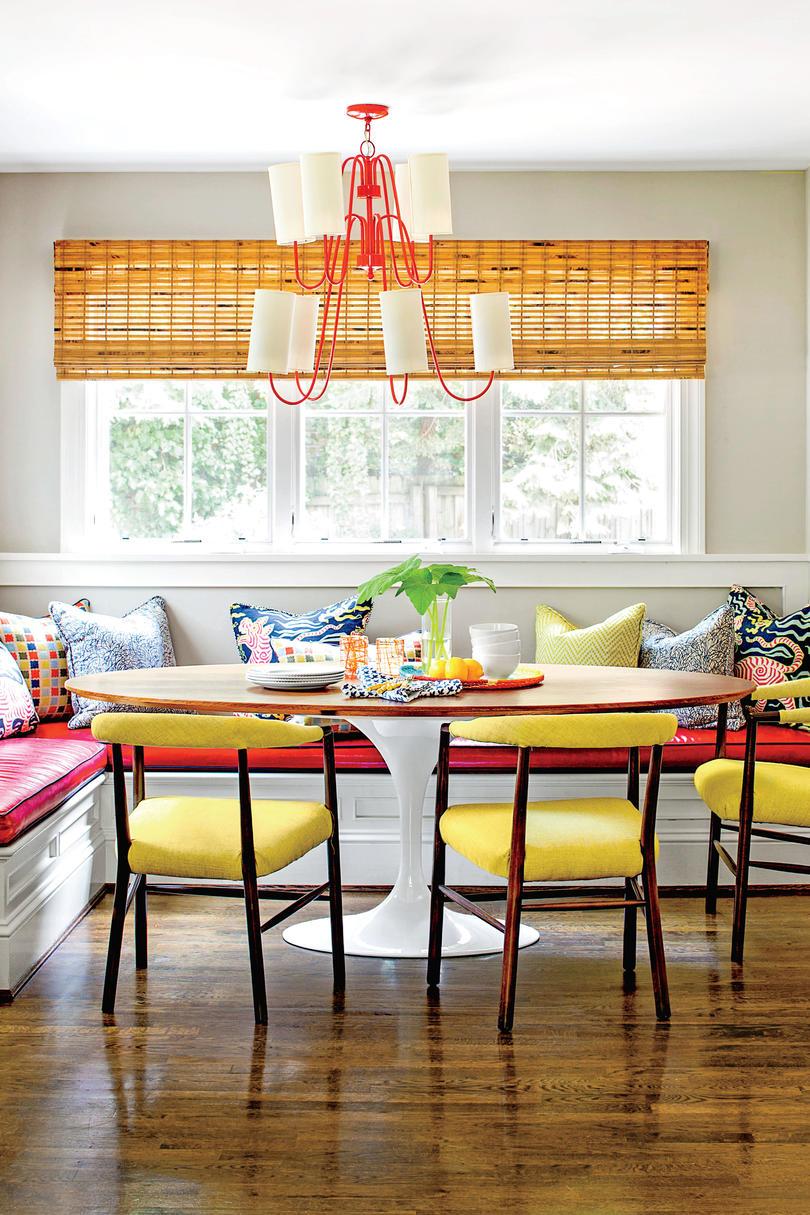 Цветен Kitchen Banquette Seating