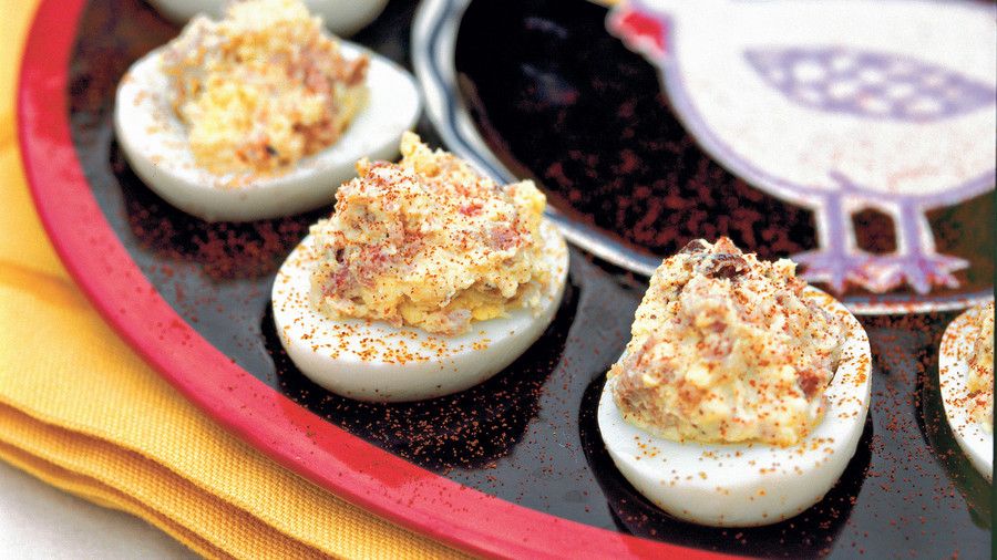 Grill Deviled Eggs