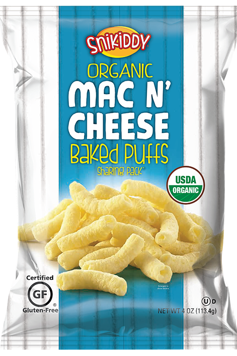 وSnikiddy Organic Baked Cheese Puffs 