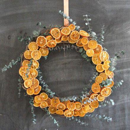 Sušené Orange Wreath