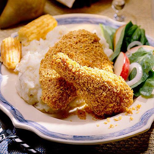 пикантен Oven-Fried Chicken