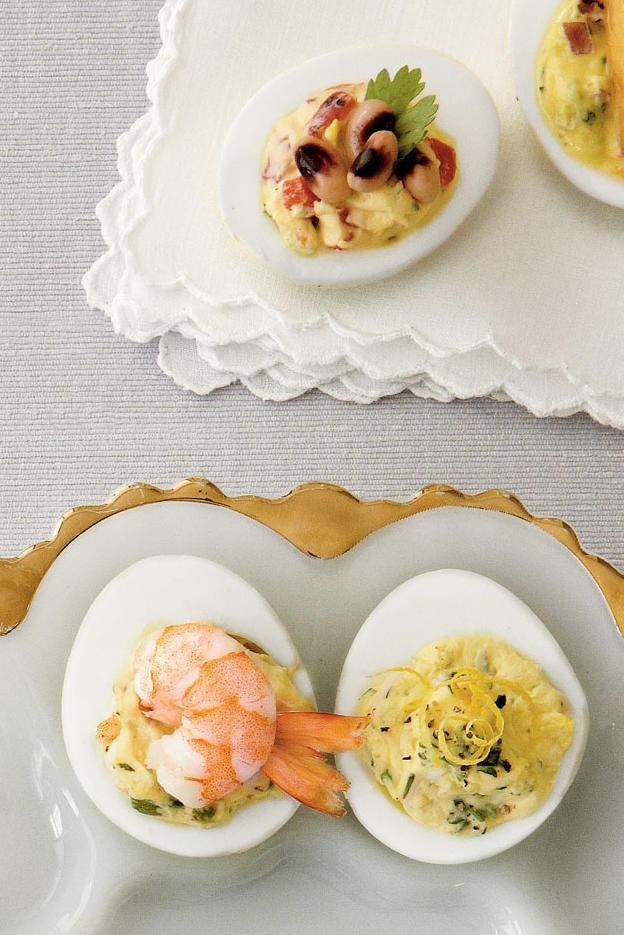 クレオール Shrimp Deviled Eggs