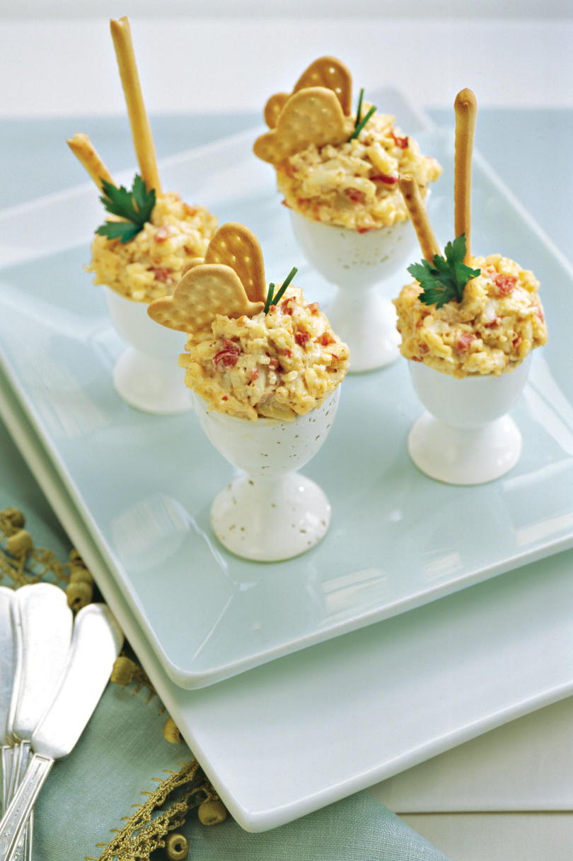 пикантен Roasted Bell Pepper Pimiento Cheese